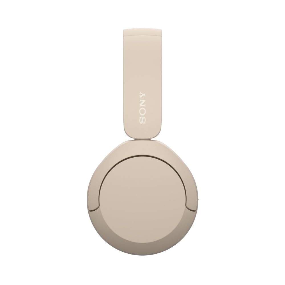 Sony WH-CH520 Wireless Headphones, 50 hours battery life, Clearer hands-free calling, Multipoint Connection, On-ear style, Cream, UAE Model