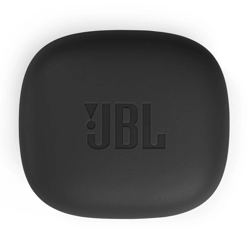 JBL Wave Flex True Wireless Earbuds, Deep Base Sound, Comfortable Fit, 32H Battery, Smart Ambient + Talkthru, Hands-Free Call, VoiceAware, Water and Dust Resistant - Black, JBLWFLEXBLK, Standard