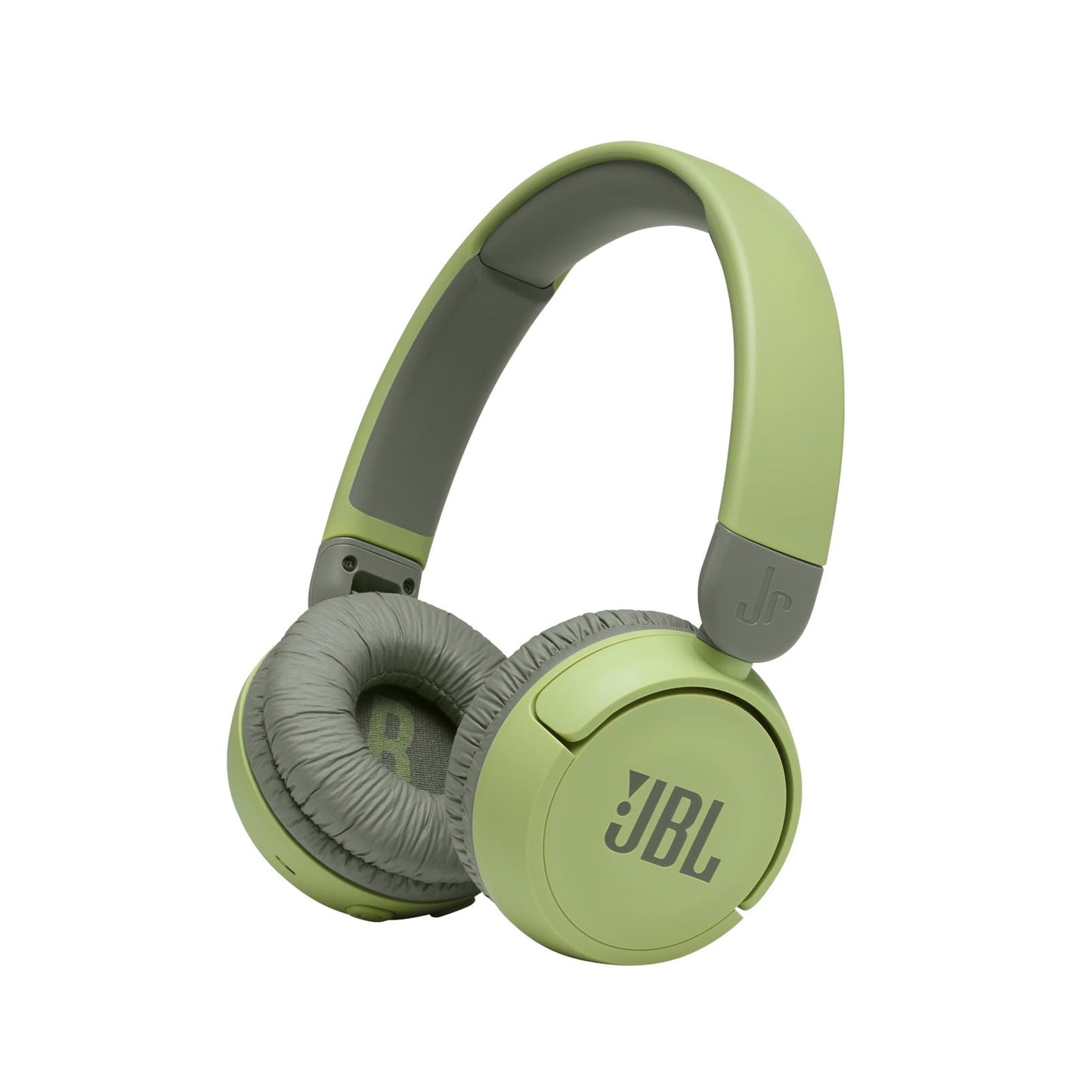 JBL JR310BT Ultra Portable Kids Wireless On-Ear Headphones with Safe Sound, Built-In Mic, 30 Hours Battery, Soft Padded Headband and Ear Cushion - Green, JBLJR310BTGRN, One size