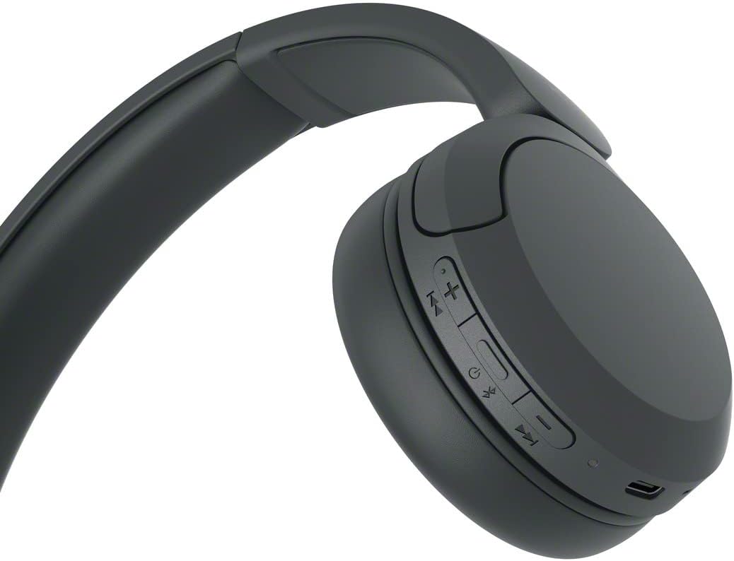 Sony WH-CH520 Wireless Headphones, 50 hours battery life, Clearer hands-free calling, Multipoint Connection, On-ear style, Black, UAE Model