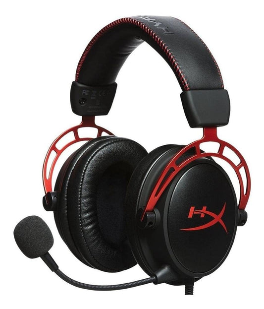 HyperX Cloud Alpha Gaming Headset - Dual Chamber Drivers - Award Winning Comfort - Durable Aluminum Frame - Detachable Microphone - Works with PC, PS4, PS4 PRO, Xbox One, Xbox One S (HX-HSCA-RD/AM)