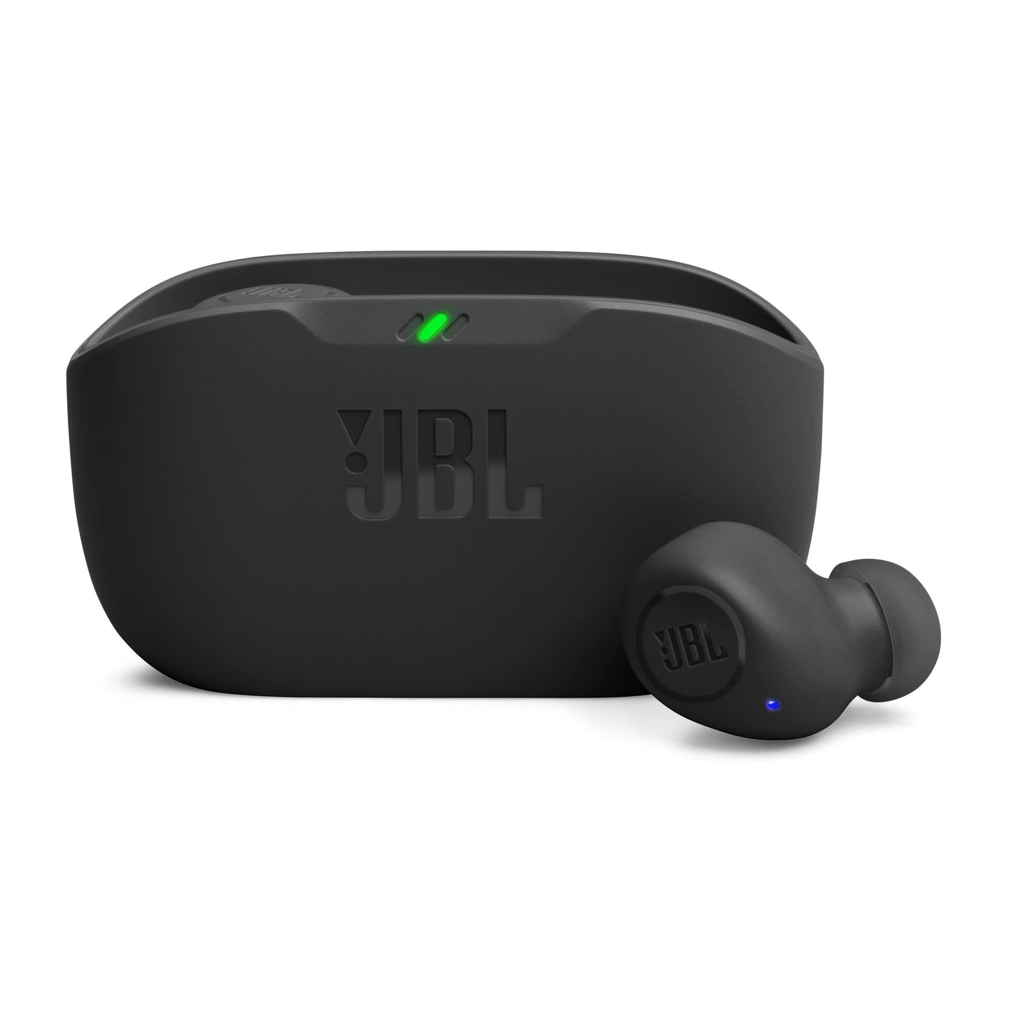 JBL Wave Buds True Wireless Earbuds, Deep Bass, Comfortable Fit, 32H Battery, Smart Ambient Technology, Hands-Free Call, Water and Dust Resistant - Black, JBLWBUDSBLK