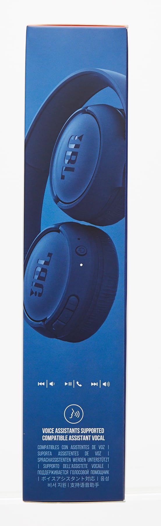 JBL Tune 510BT Wireless On Ear Headphones, Pure Bass Sound, 40H Battery, Speed Charge, Fast USB Type-C, Multi-Point Connection, Foldable Design, Voice Assistant - Blue, JBLT510BTBLUEU