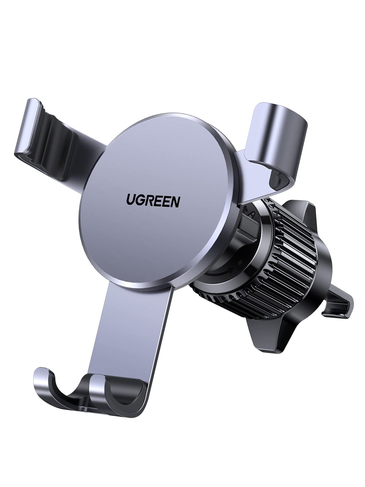 UGREEN Mobile Holder for Car 2023 Upgraded Hook Shape Clip Car Phone Holder for Air Vent Auto Lock Car Mobile Holder iPhone Holder Car for iPhone 13/14/15 Pro Max Galaxy S21/22/23/24 Ultra, etc