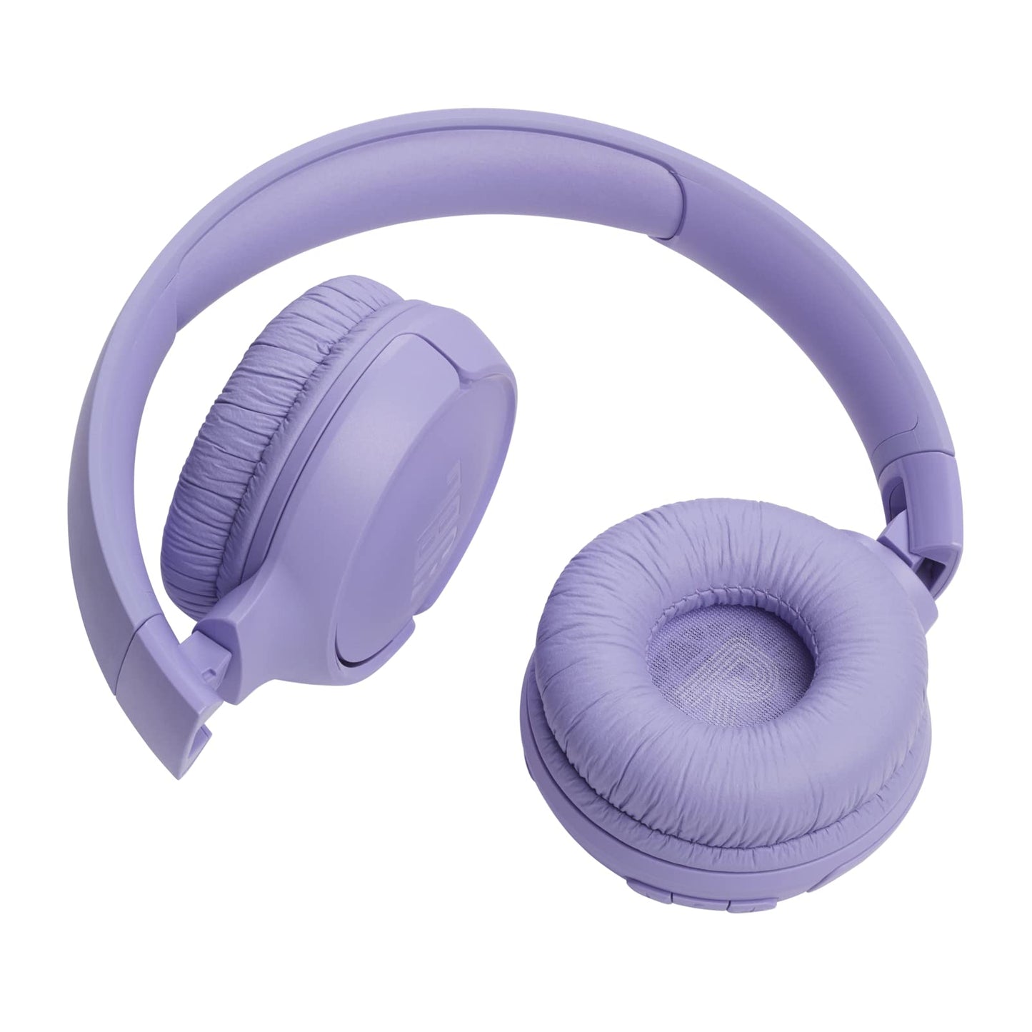 JBL Tune 520BT Wireless On-Ear Headphones, Pure Bass Sound, 57H Battery with Speed Charge, Hands-Free Call + Voice Aware, Multi-Point Connection, Lightweight and Foldable - Purple, JBLT520BTPUREU