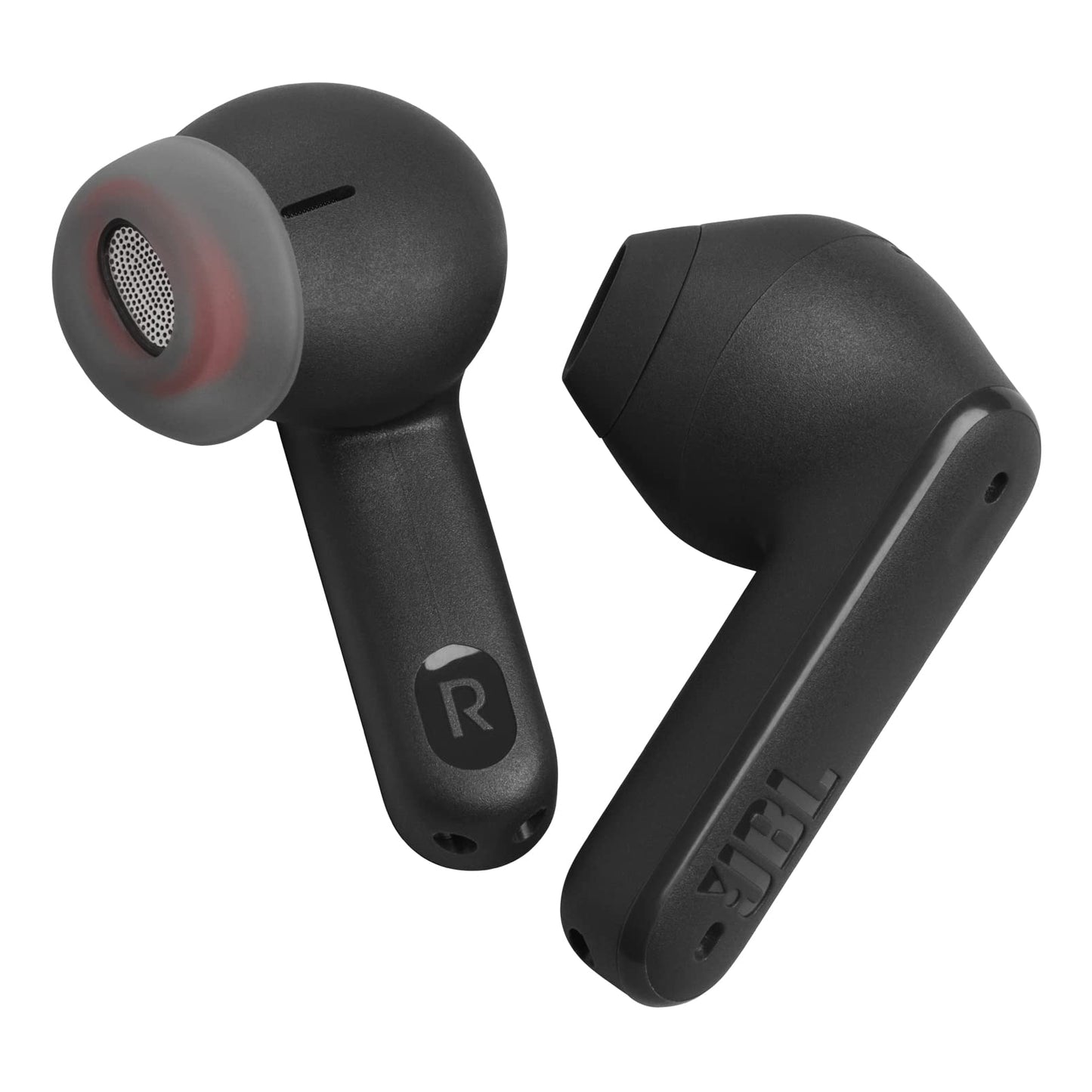 JBL Tune Flex True Wireless Noise Cancelling Earbuds, Pure Bass, ANC + Smart Ambient, 4 Microphones, 32H of Battery, Water Resistant & Sweatproof, Comfortable Fit - Black, JBLTFLEXBLK