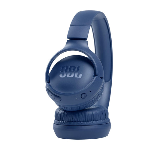 JBL Tune 510BT Wireless On Ear Headphones, Pure Bass Sound, 40H Battery, Speed Charge, Fast USB Type-C, Multi-Point Connection, Foldable Design, Voice Assistant - Blue, JBLT510BTBLUEU