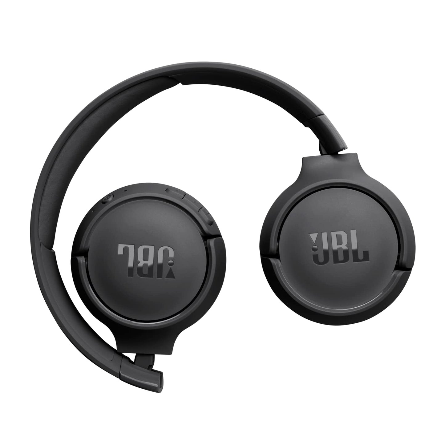 JBL Tune 520BT Wireless On-Ear Headphones, Pure Bass Sound, 57H Battery with Speed Charge, Hands-Free Call + Voice Aware, Multi-Point Connection, Lightweight and Foldable - Black, JBLT520BTBLKEU