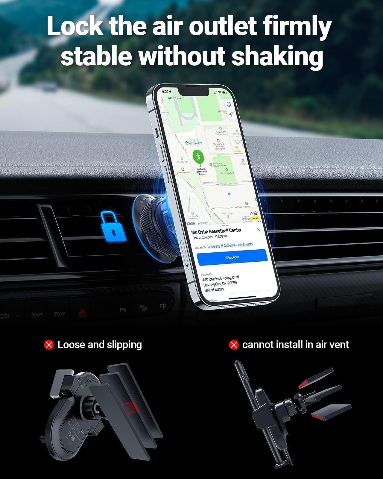 Acefast d7 multifunctional magnetic car holder