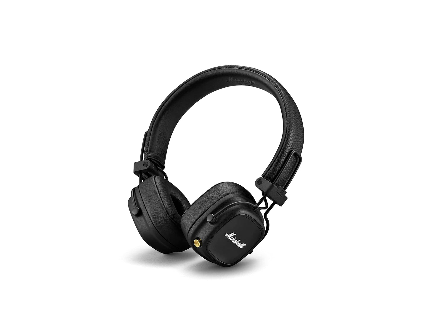 Marshall Major IV Bluetooth Headphones - Foldable Wireless Headphones Bluetooth With 80 Hours of Playtime - Black