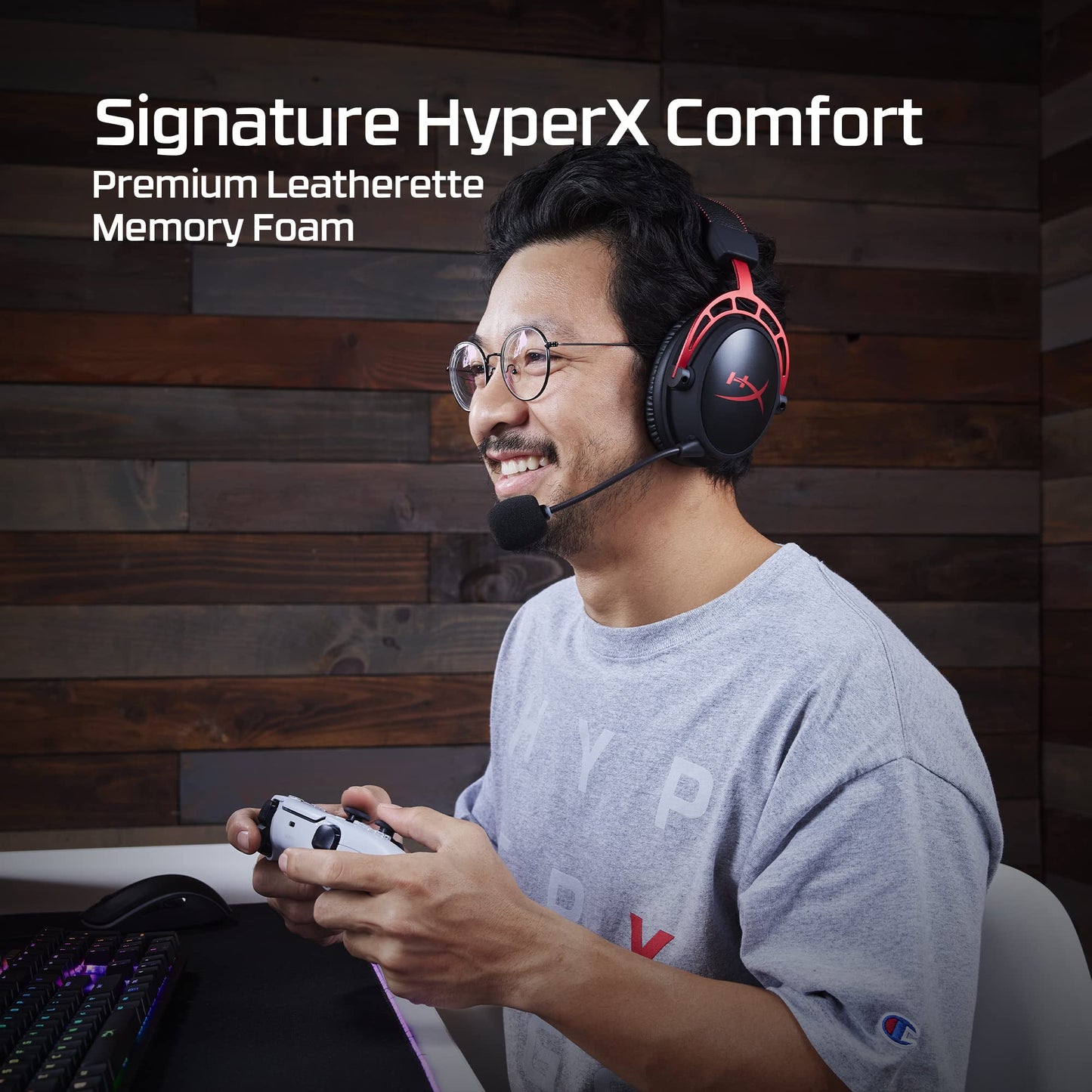 HyperX Hyper X Cloud Alpha Wireless, Black, Medium